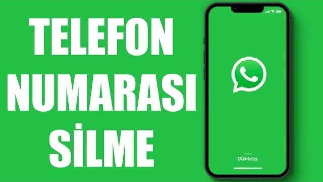 Whatsapp Telefon Numarası Silme