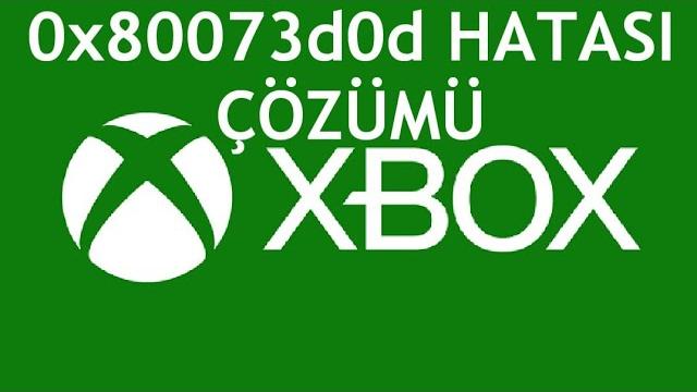 XBOX 0x80073d0d Hatası Çözümü