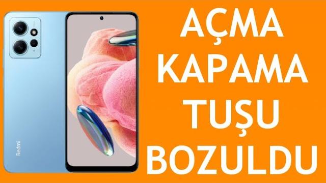 Xiaomi Telefon Açma Kapama Tuşu Bozuldu Sorunu Çözümü