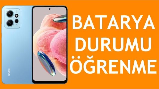 Xiaomi Telefon Batarya Durumu Öğrenme