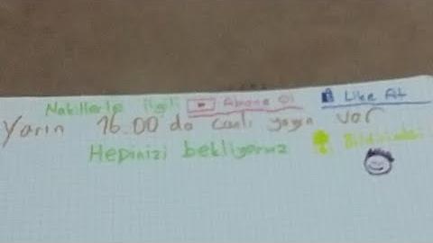 Yarın Nakillerle İlgili Canlı Yayın Var