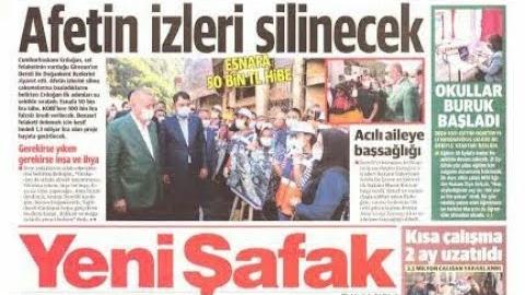 Yeni Şafak Gazetesi Oku Yeni Şafak Gazetesi Manşetleri
