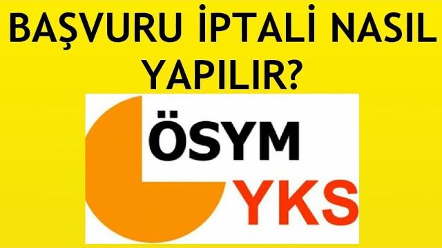 YKS Başvuru İptali Nasıl Yapılır?