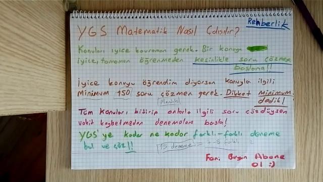 YKS Matematik Nasıl Çalışılır?