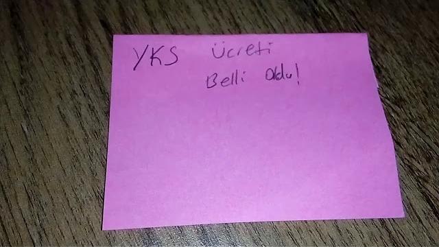 YKS sınav ücreti belli oldu!!!