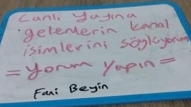 Yorum Yazanların Kanallarını Yayında Söylüyorum