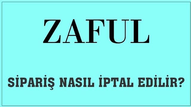 Zaful Sipariş Nasıl İptal Edilir? Sipariş İptal Etme