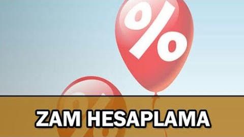 Zam Hesaplama (Tek Tıkla Hesapla)