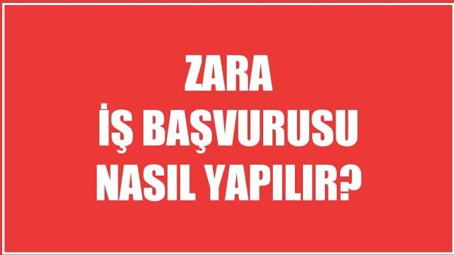Zara İş Başvurusu Nasıl Yapılır?