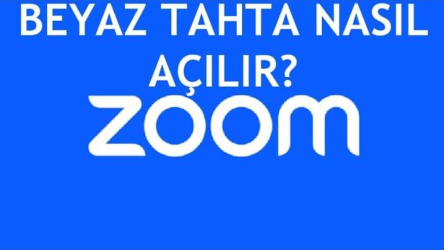 Zoom Beyaz Tahta Nasıl Açılır?