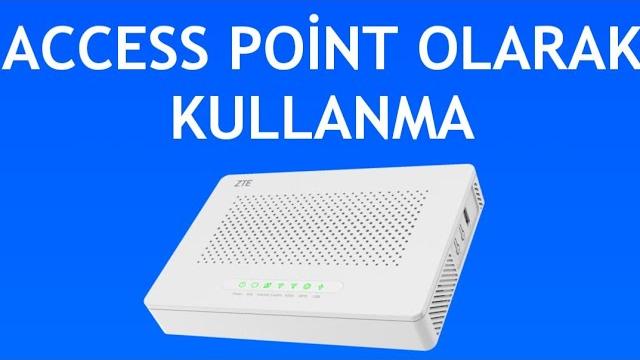 Zte Modem Access Point Olarak Kullanma Nasıl Yapılır?
