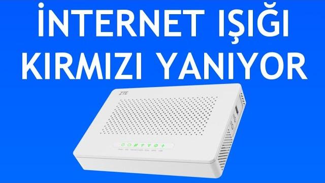 Zte Modem İnternet Işığı Kırmızı Yanıyor Ne Yapmalıyım?
